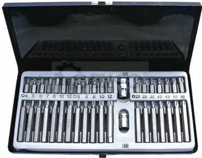 Imbus, TORX, XZN (Spline) bity, sada 40 ks - QUATROS QS51131