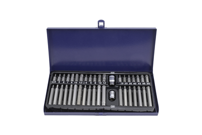 Imbus, TORX, XZN (Spline) bity, sada 40 ks - QUATROS QS51131