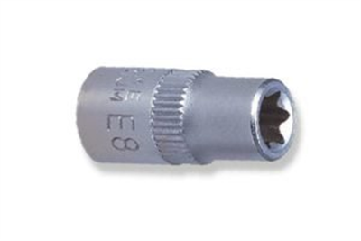 Nástrčná hlavice Torx E, 1/4
