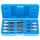 Satra S-SLS738 Nástrčné hlavice TORX 3/8, rozmery T25 - T60, predĺžené 110 mm, sada 7 kusov