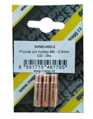 MAGG SVND-H03-3 Průvlak pro hořáky M6 - 0,9 mm CO - 3 kusy