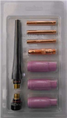 MAGG SVND-TH06 Náhradní díly k hořákům TIG WP17, WP26, 9 kusů