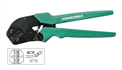 Krimpovacie kliešte na elektrické konektory 0,5 - 6 mm - JONNESWAY V1311A