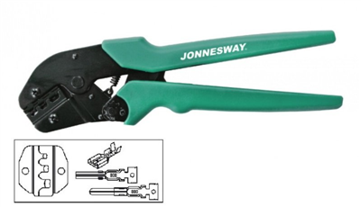 Kleště na krimpování neizolovaných elektrických konektorů 0.5-6 mm - JONNESWAY V1311B