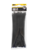 MAGG TS25200C Stahovací pásky 2,5x200mm černé /100ks