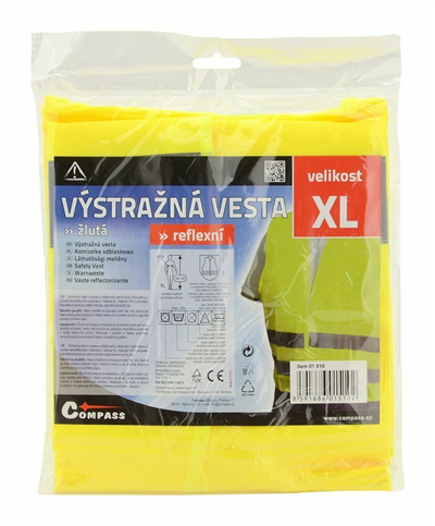 01510 Vesta výstražná žlutá EN 20471:2013