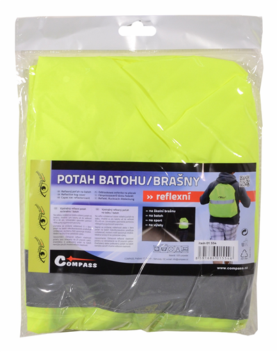 01554 Potah batohu-brašny reflexní žlutý S.O.R.