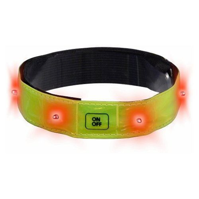 01587 Pásek reflexní svítící 4LED