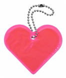 Compass 01720 01720 Přívěšek reflexní SRDCE - růžový