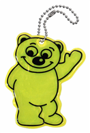 Compass 01723 01723 Přívěšek reflexní BEAR - žlutý