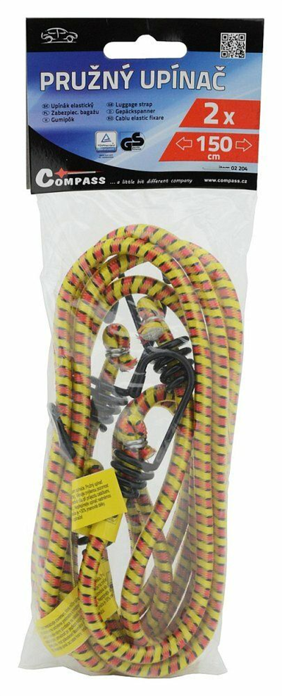 02204 Upínač pružný 2x150cm TÜV/GS