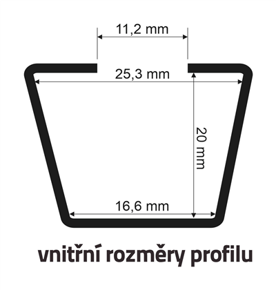 02320 Střešní nosič FABIA I/OCTAVIA I zámek černý DIH - liftback