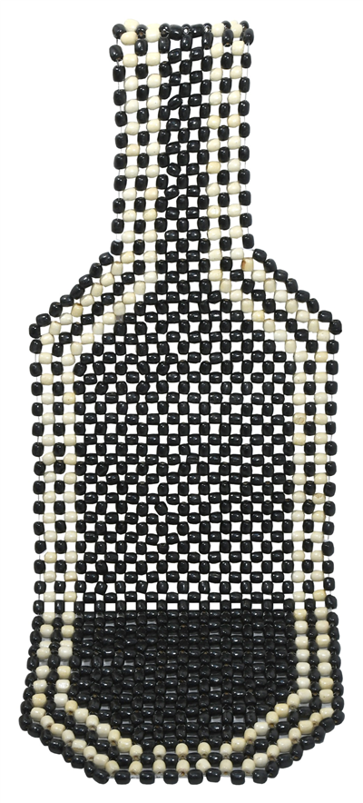 04106 Potah sedadla kuličkový BLACK 127x38cm