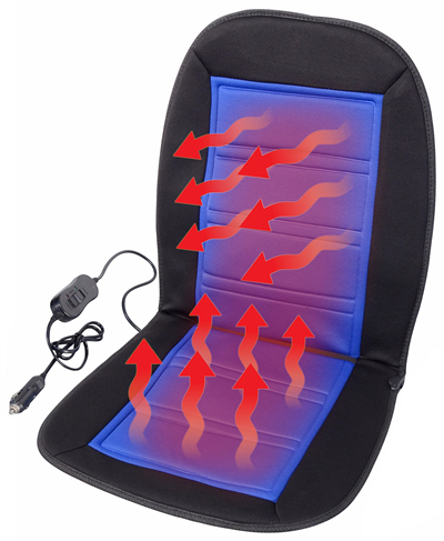 04118 Potah sedadla vyhřívaný s termostatem 12V LADDER modrý