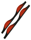 Compass 05212 05212 Chránič dveří červený 2ks