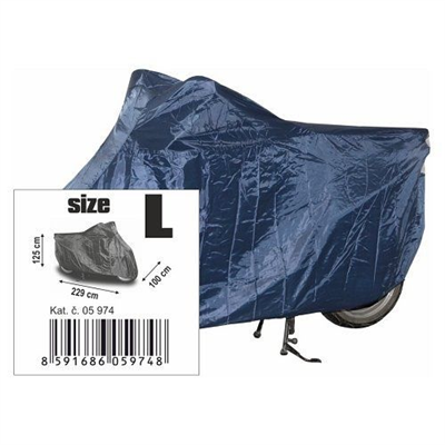 05974 Ochranná plachta na motocykl L 229x100x125cm NYLON