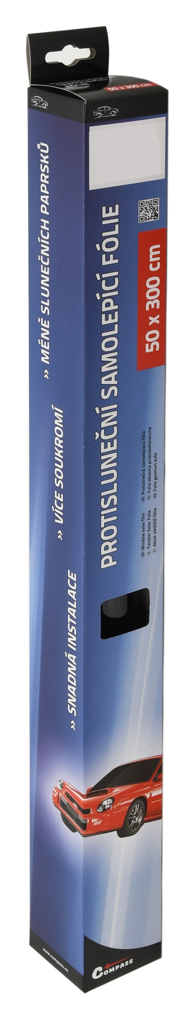06154 Folie protisluneční 50x300cm  light black 40%