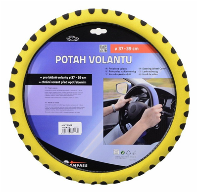 06416 Potah volantu SOFT žlutý