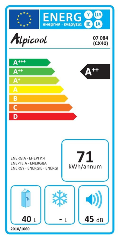 07084 Chladící box FREEZE kompresor 40l 230/24/12V -20°C