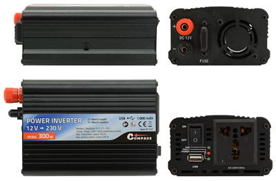 07112 Trafo 12/230V 300W + USB