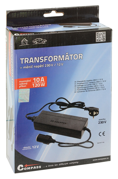 07116 Trafo 230/12V  10Amp