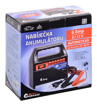 07136 Nabíječka 6Amp 6/12V