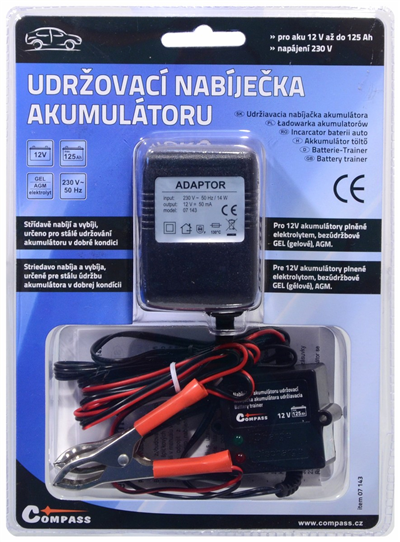 07143 Údržbová nabíjačka batérie 5-125Ah