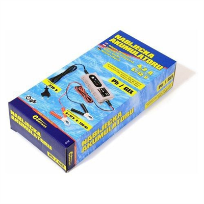 07145 Mikroprocesorová nabíjačka 4Amp 6/12V PB/GEL max. 120Ah