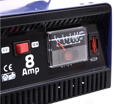 07148 Nabíjačka batérií 8Amp 6/12V TÜV/GS METALLIC
