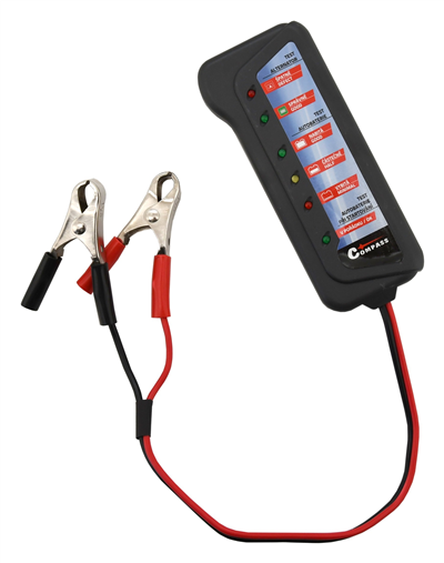 07170 Tester autobaterie a alternátoru 12V