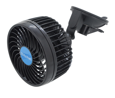 07216 Ventilátor MITCHELL 115mm 12V na přísavku