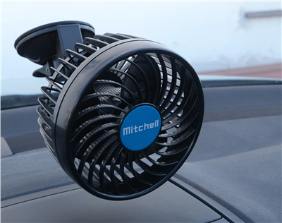 07216 Ventilátor MITCHELL 115mm 12V na přísavku