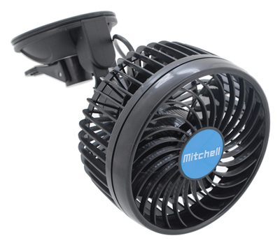 07216 Ventilátor MITCHELL 115mm 12V na přísavku