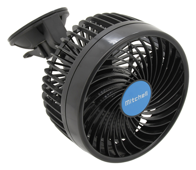 07218 Ventilátor MITCHELL 150mm 12V na přísavku
