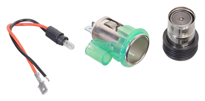 07402 Zapalovač 12V s osvitem EURO