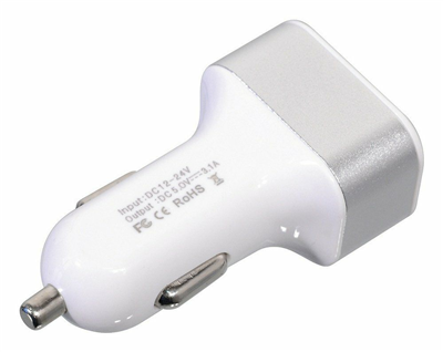 07407 Zástrčka 3xUSB 12-24V 5V/3100mA
