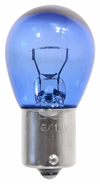 08444 Žárovka 12V  P21W  21W Ba15s BLUE box