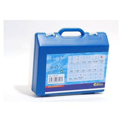 08518 Žárovky 12V servisní box MEGA H7+H7+pojistky