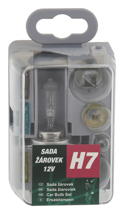 08530 Žárovky servisní box univerzální H7 GREEN