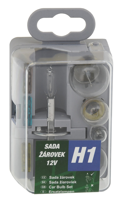 08532 Žárovky servisní box univerzální H1 GREEN