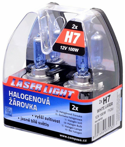 08553 Žárovka 12V  H7  100W PX26d WHITE LASER  2ks