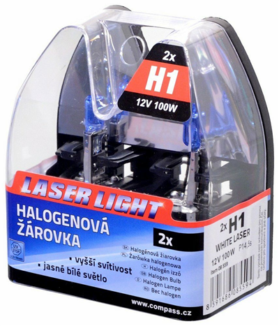 08559 Žárovka 12V  H1  100W P14,5s WHITE LASER  2ks