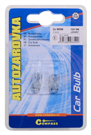 Compass 08649 08649 Žárovka 12V  W5W  5W T10 celosklo blister 2ks