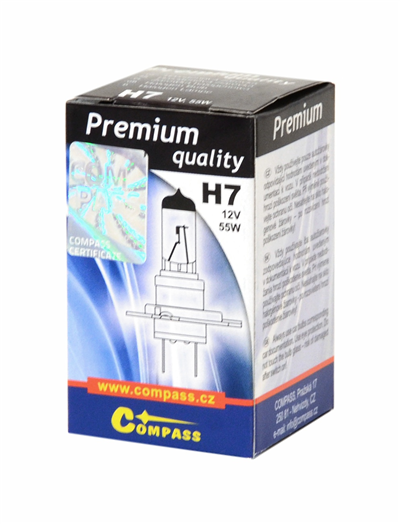 08700 Žárovka 12V  H7  PREMIUM  55W PX26d box