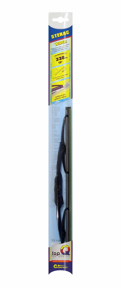 10003 Stěrač kovový TOPQ  330 mm GRAFIT