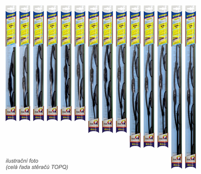10010 Stěrač kovový TOPQ  510 mm GRAFIT