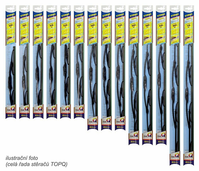 10010 Stěrač kovový TOPQ  510 mm GRAFIT
