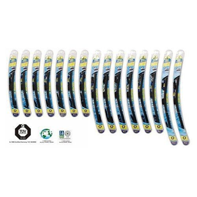 10047 Stěrač FLAT MULTI  430mm s adaptéry