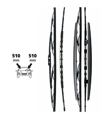 10115 Stěrače 510+510 mm    FEL
