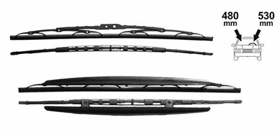10115 Stěrače 510+510 mm    FEL